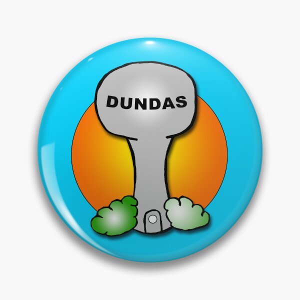 Item preview, Dundas, Ontario Water Tower Illustration designed and sold by MCantonArt.