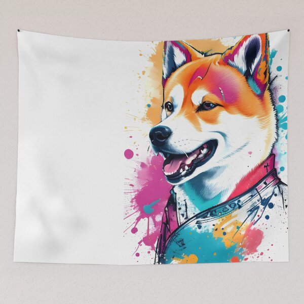 Item preview, DOG vectorart tshirt design printready graffitistyle designed and sold by rodoxyes.