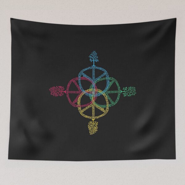 Item preview, Four Seasons Tree / Peace Sign / Compass - Venn Diagram / Mandala designed and sold by Tim Veiga.