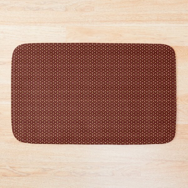 Item preview, Alternating Direction Gold Inverted Triangles Maroon Universal Canvases designed and sold by Alchemy-A-La-G.