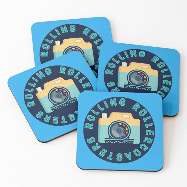 Item preview, Vintage style Rolling Rollercoasters Logo designed and sold by RollingRC.