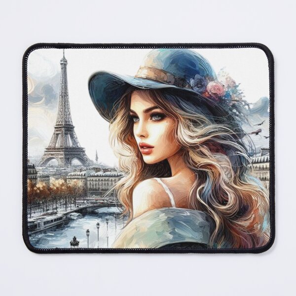Item preview, “La belle Parisienne: An elegant woman in Paris” designed and sold by CHRIST5000.