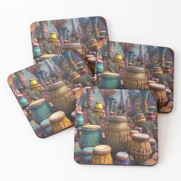 Item preview, African Drum-Inspired Art from the Motherland designed and sold by MugsNstuff Live Love Create!.