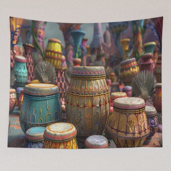 Item preview, African Drum-Inspired Art from the Motherland designed and sold by MugsNstuff Live Love Create!.