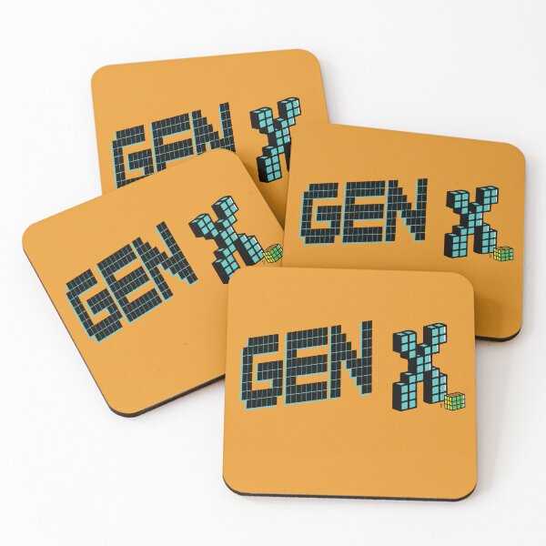Item preview, Gen X • Retro Rubiks Cube designed and sold by MKE Rhine Maiden  •  Grumble Services, LLC..
