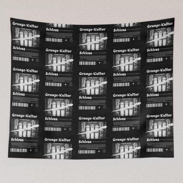 Item preview, Grunge-Kultur-Schloss | Black Background designed and sold by RM-Journey.