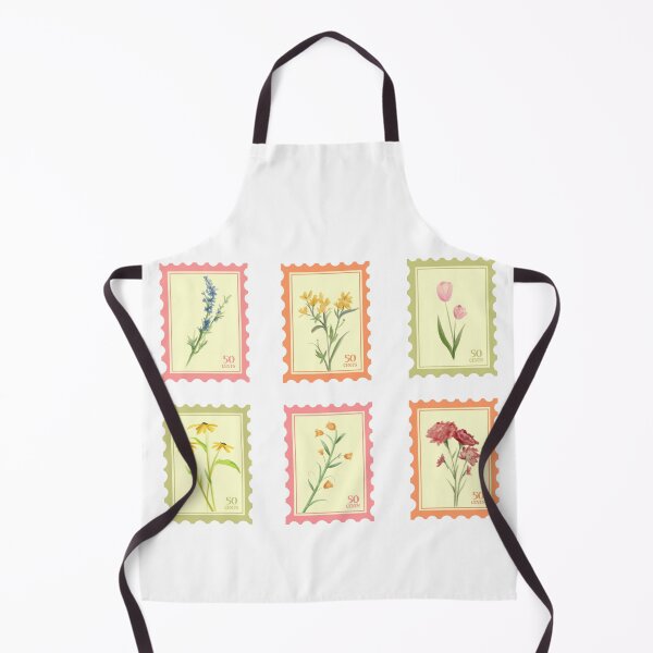 Item preview, Vintage Cute Flower Stamps designed and sold by Rojasole.
