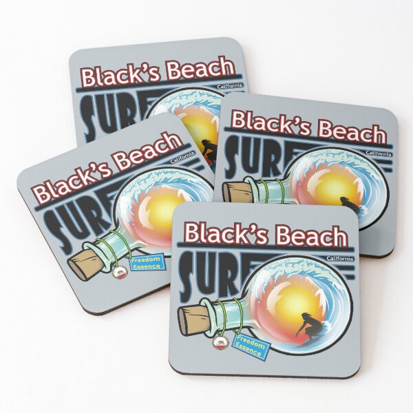 Item preview, Black's Beach CA surf California freedom essence designed and sold by studioss76.