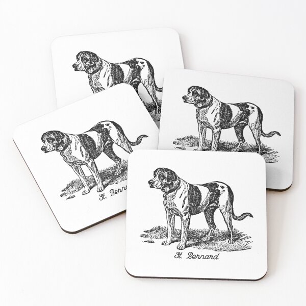 Item preview, St. Bernard - Vintage Black  designed and sold by Kappadog.