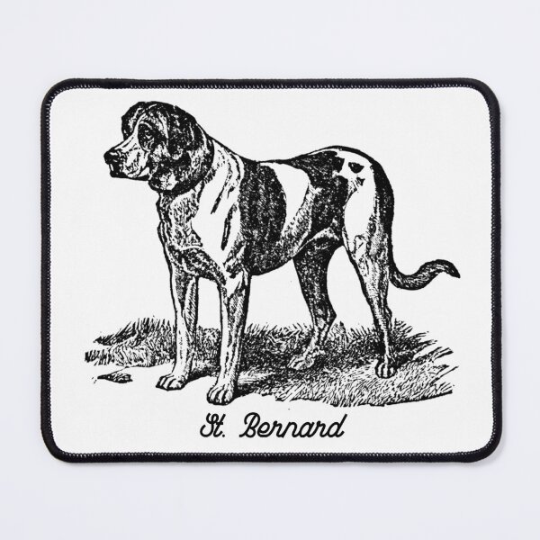 Item preview, St. Bernard - Vintage Black  designed and sold by Kappadog.
