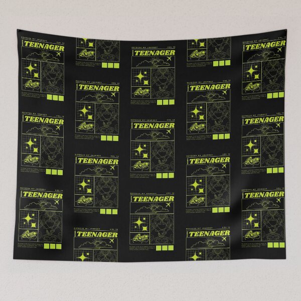 Item preview, Teenager | Green Background designed and sold by RM-Journey.