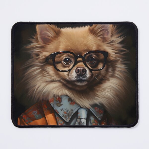Item preview, Pomeranian Portrait Art designed and sold by ConfettiSkyArt.
