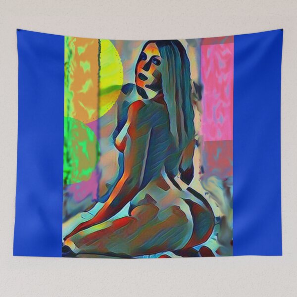 Item preview, Erotic art, digital painting of female nude model. designed and sold by pulchritude560.