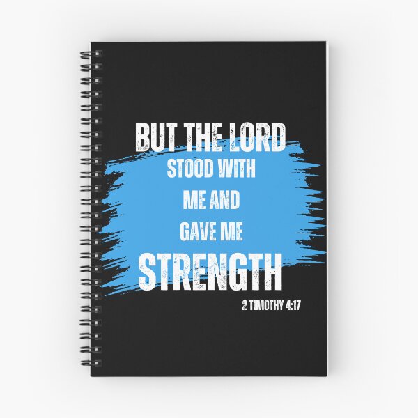 Item preview, 2 TIMOTHY 4:17 Biblical Scripture designed and sold by bible-prints.