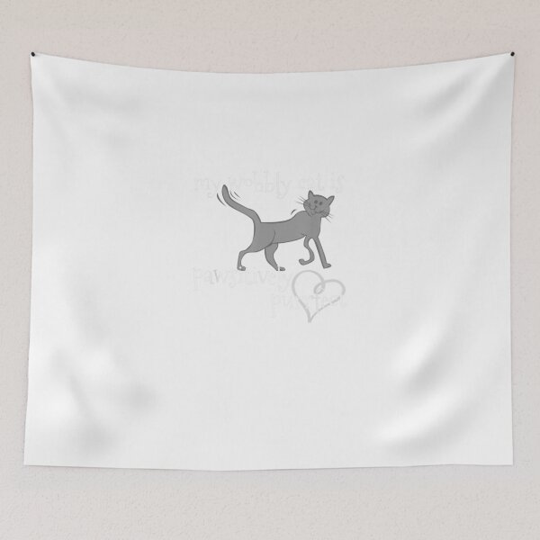 Item preview, My Wobbly Cat Is Pawsitively Purrfect CH Lover   designed and sold by 6f6mtjemwx.