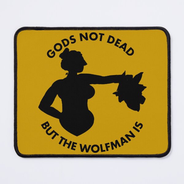 Item preview, gods not dead but the wolfman is designed and sold by mushroomman225.