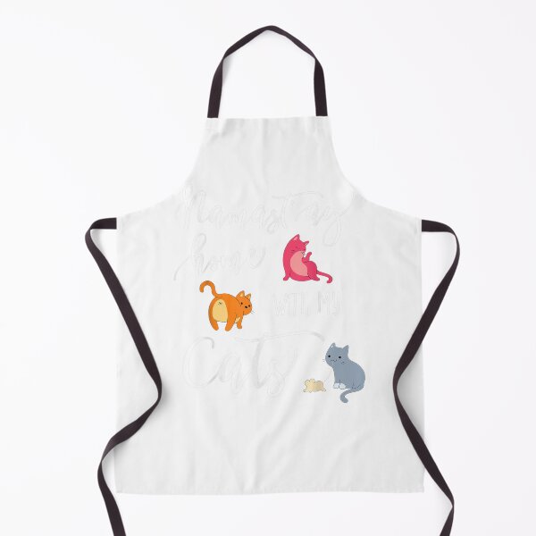 Item preview, Namast'ay Home With My Cats Funny Namaste Cat r designed and sold by 6f6mtjemwx.