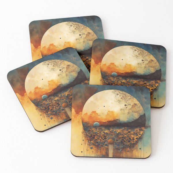 Item preview, Dark abstract watercolor designed and sold by soulfulpalette.