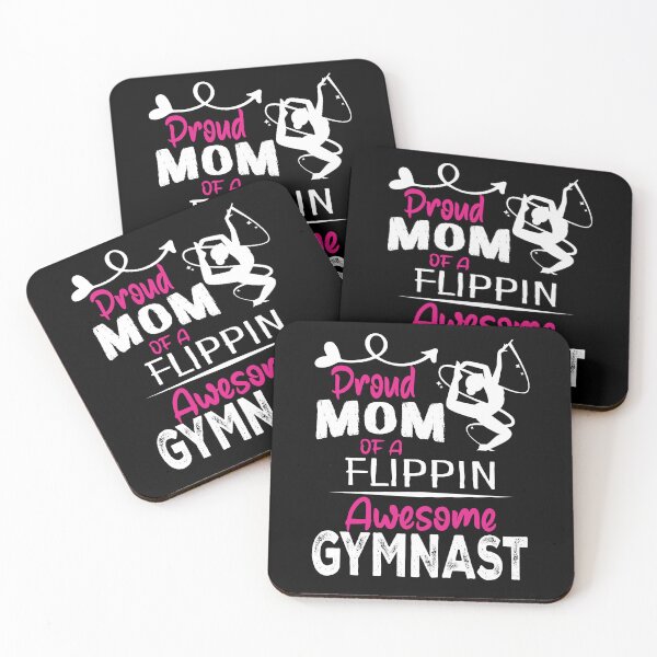 Item preview, Proud Mom Of A Flippin Awesome Gymnast Gymnastics Mom designed and sold by KataangClothing.