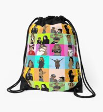 collage. #1651artseries Drawstring Bag