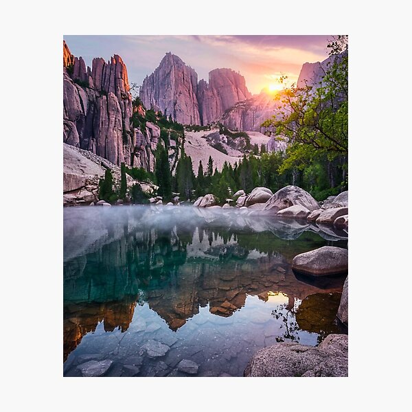 Item preview, Forest View. rocky lake, family vacation designed and sold by HikingGalleria.