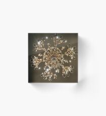 upward chandelier Acrylic Block