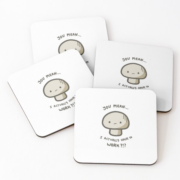 Item preview, lazy baby mushroom, relatable funny designed and sold by lileeshop.