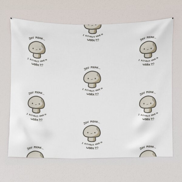 Item preview, lazy baby mushroom, relatable funny designed and sold by lileeshop.