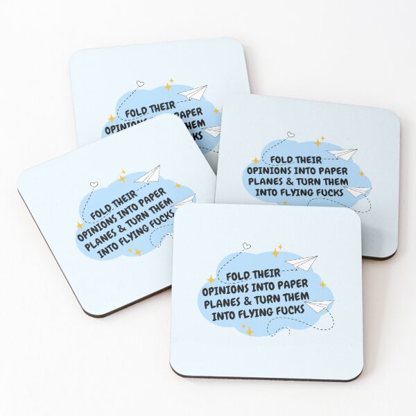 Item preview, Fold their opinions into paper planes and turn them into flying fucks designed and sold by Neadoodles.