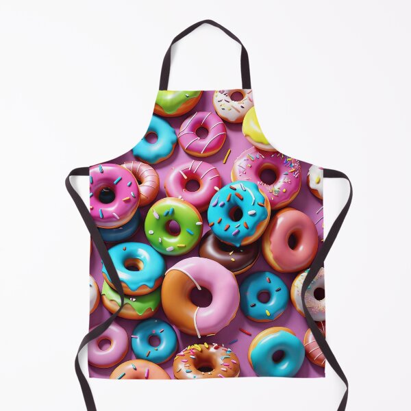 Aperçu de l'œuvre Delicious Glazed Donuts Pattern créée et vendue par TheArtOfPat.