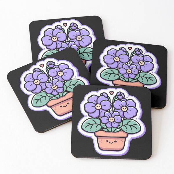 Item preview, African Violets designed and sold by BluRockDesigns.