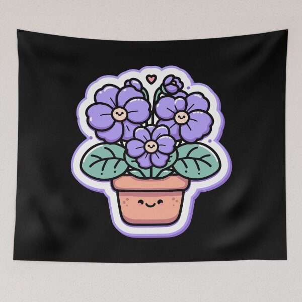 Item preview, African Violets designed and sold by BluRockDesigns.