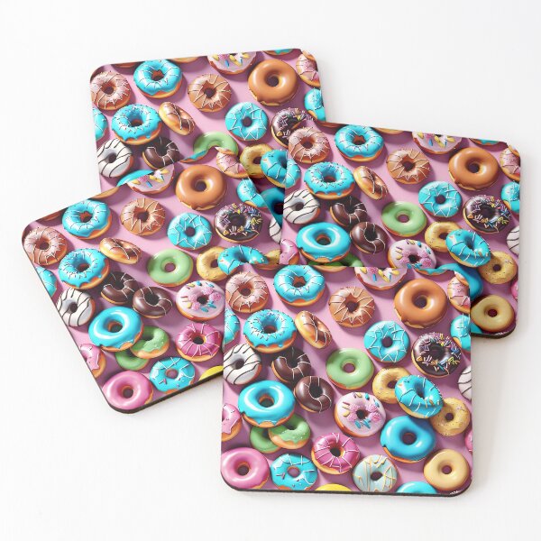 Item preview, Delicious Glazed Donuts Pattern designed and sold by TheArtOfPat.