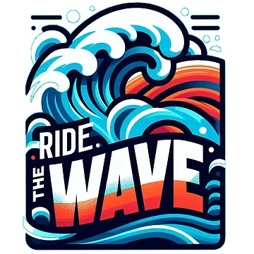 Artwork thumbnail, Wave Sticker Sticker by Elouk