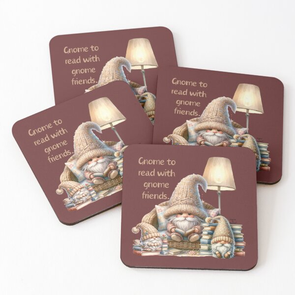 Item preview, Gnome to Read With Gnome Friends | Cute Reading Gnome Design | Adorable Book Lover Art designed and sold by Gnome to Express.