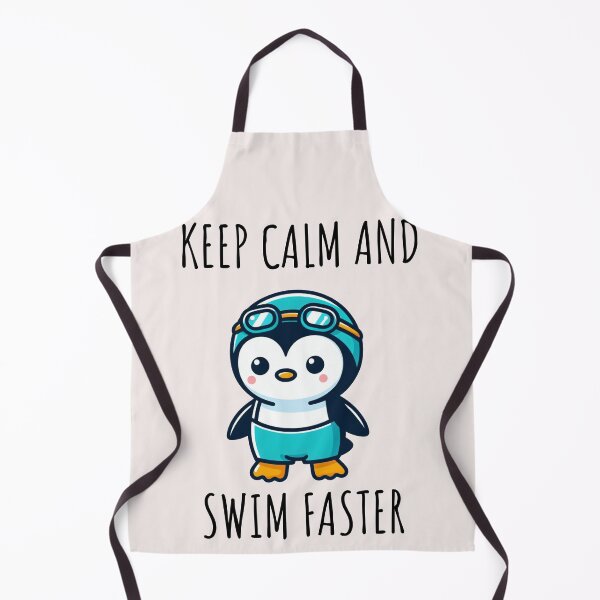 Item preview, Swim Faster Penguin designed and sold by LemuellTrends.