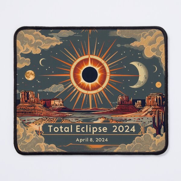 Item preview, April 8, 2024 Solar Eclipse designed and sold by David Balzen.