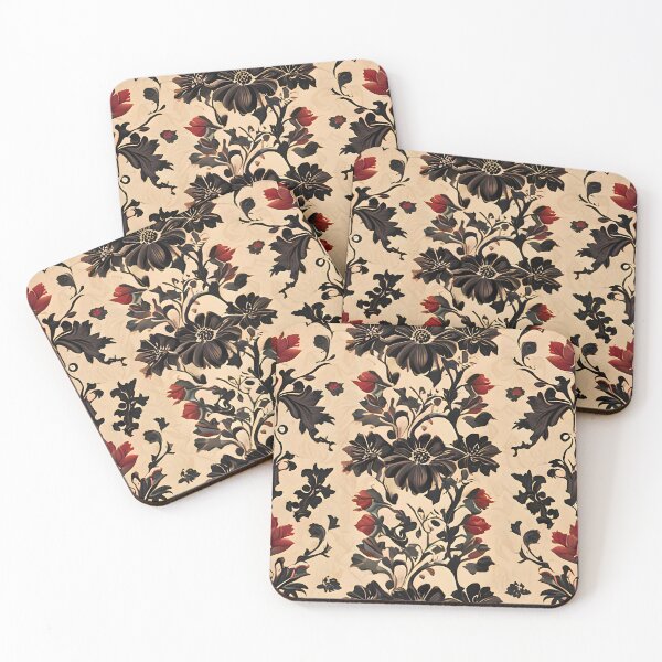 Item preview, Red Floral Pattern designed and sold by MrKATORSKI.