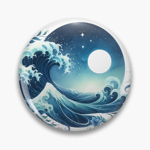 Item preview, Big Wave Sticker designed and sold by Elouk.