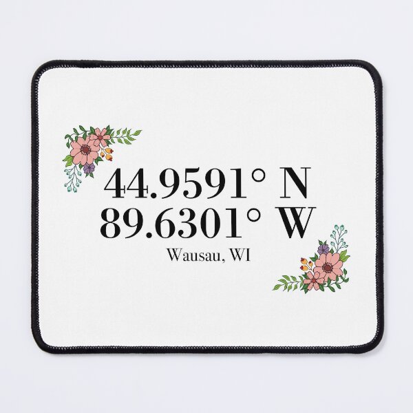 Item preview, Wausau, WI Coordinates designed and sold by mynameisliana.