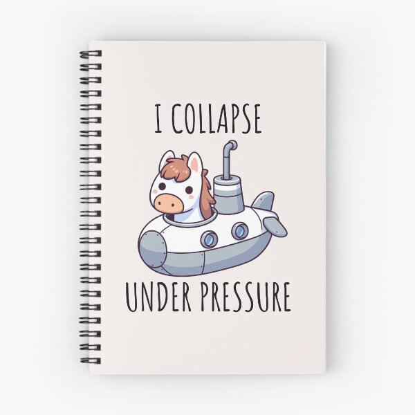 Item preview, I Collapse Under Pressure Horse designed and sold by LemuellTrends.