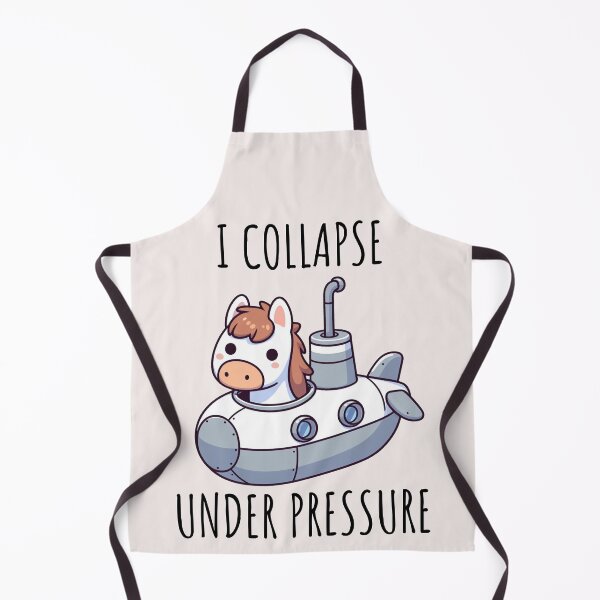 Item preview, I Collapse Under Pressure Horse designed and sold by LemuellTrends.