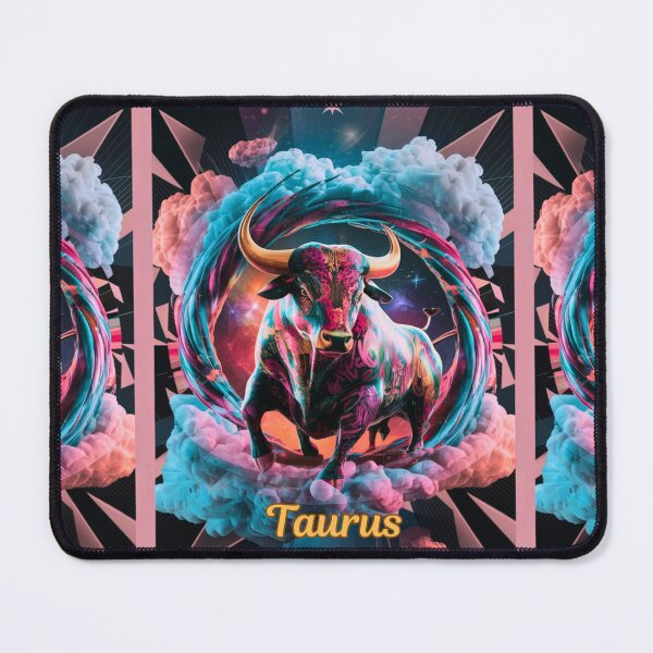 Item preview, Taurus Zodiac. whimsical bull, celestial bull designed and sold by ZodiacWonders.