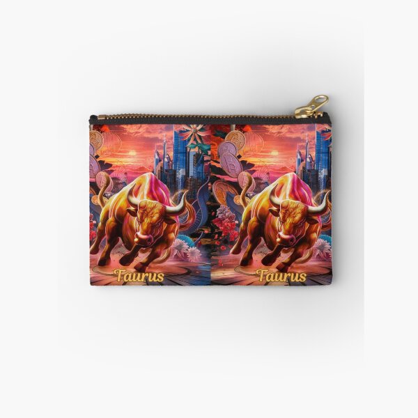 Item preview, Taurus Zodiac. whimsical bull, celestial bull designed and sold by ZodiacWonders.