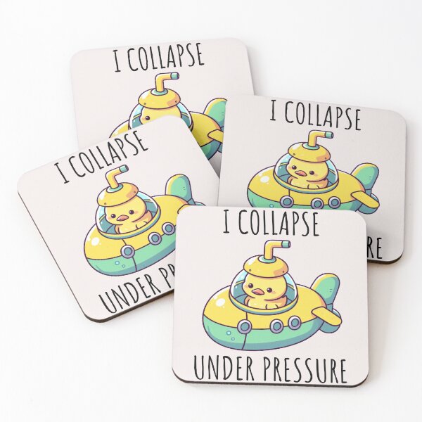 Item preview, Collapse Under Pressure Duck designed and sold by LemuellTrends.