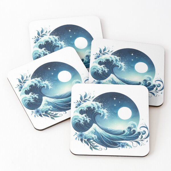 Item preview, Big Wave Sticker designed and sold by Elouk.