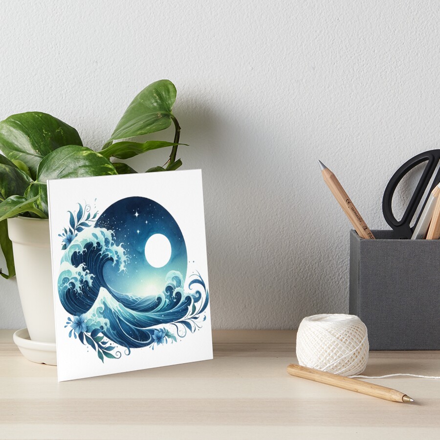 Item preview, Art Board Print designed and sold by Elouk.