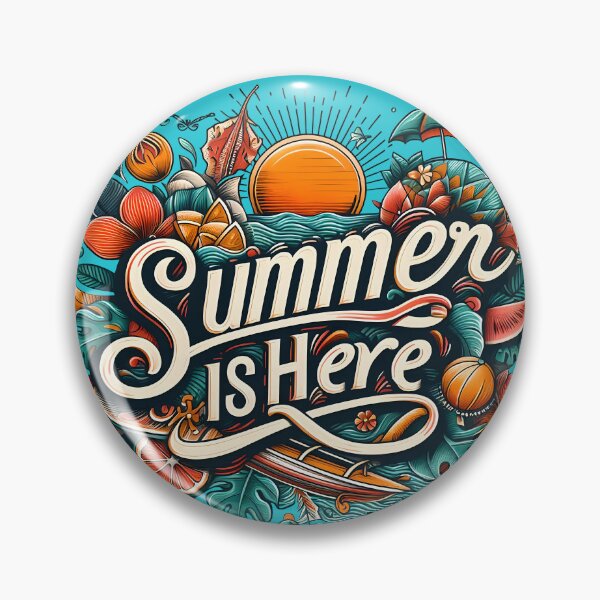 Item preview, Summer is here, typography designed and sold by maxmaj.