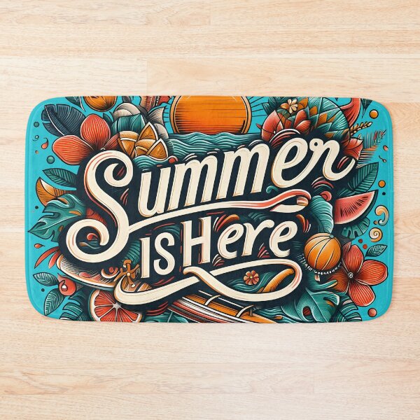 Item preview, Summer is here, typography designed and sold by maxmaj.