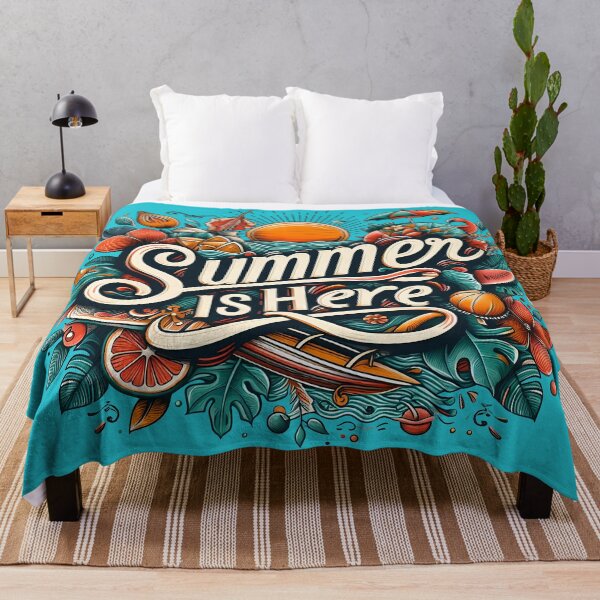 Item preview, Summer is here, typography designed and sold by maxmaj.